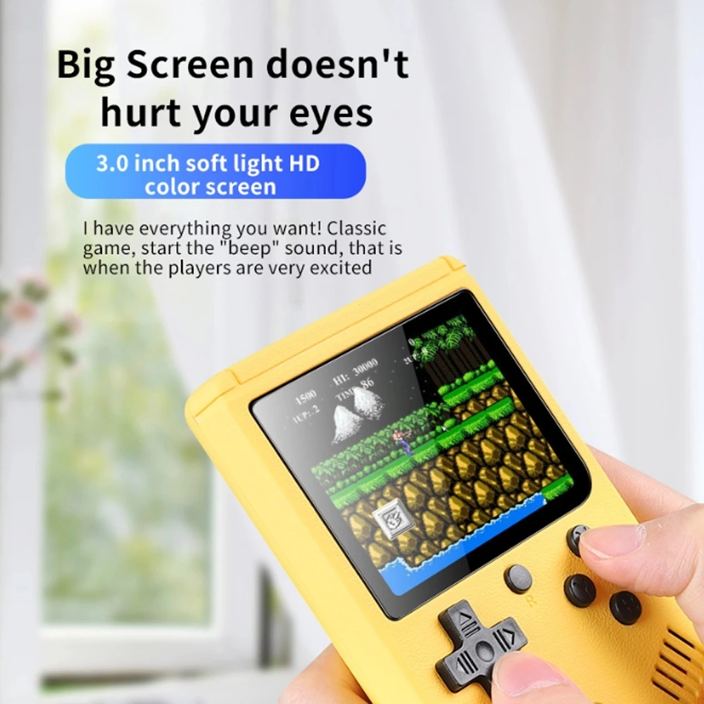 Boys 500 In 1 Mini Portable Sup Retro Video Game Console Cheap Handheld Gamebox Consola Game Box 8 Bit Classic Color Screen