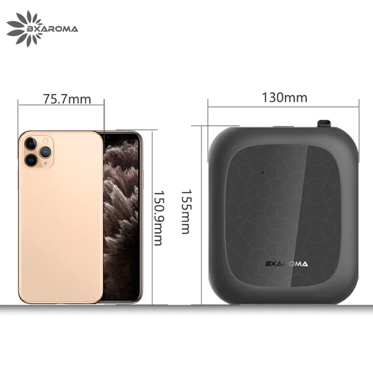 BXAROMA Battery Powered Scent Diffuser Machine 150ML Pure Essential Oil Aroma Diffuser Scenting