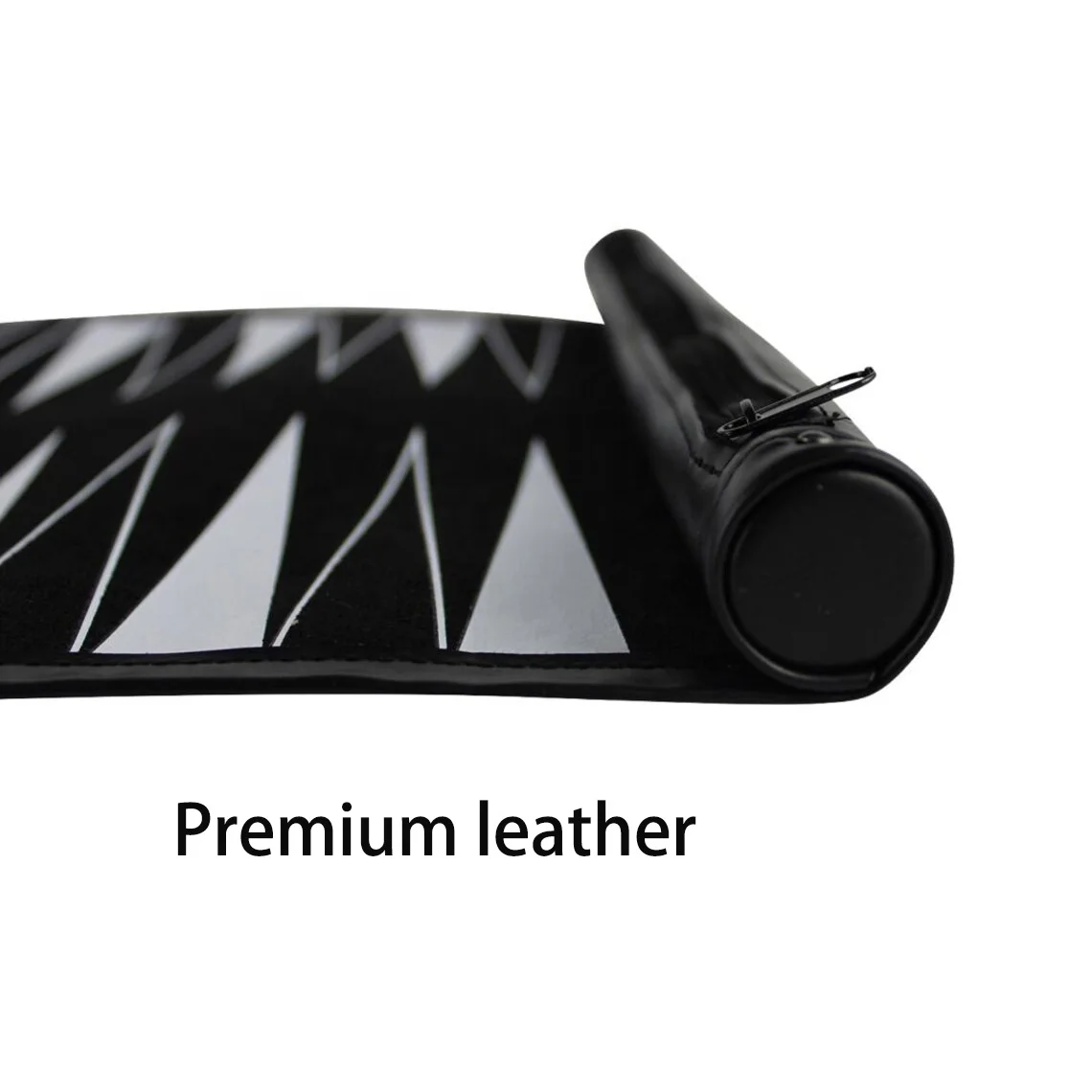 Wholesale Customized Handmade Portable Smart Soft Traveling PU Leather Roll-up Mini Backgammon Luxury Game Set