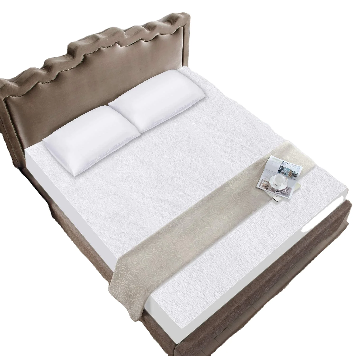 Оптовые фабрики водонепроницаемый защитный матрас бамбуковый чехол для матраса