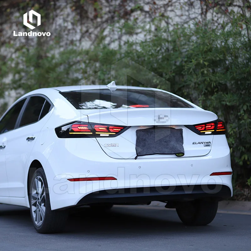 Wholesales Tail light For Hyundai Elantra Led Tail Light Rear Lamp sequential Dynamic Light