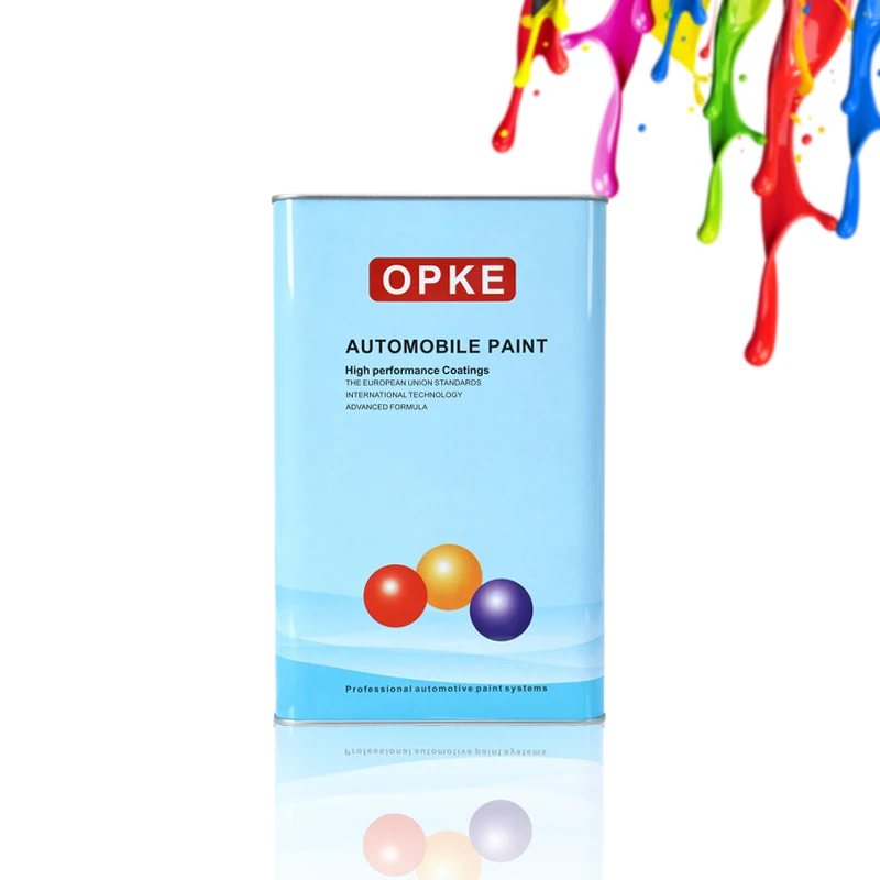 Body Filler Car Paint OPKE 2K White Factory Supply Wholesale Price White Car Paint