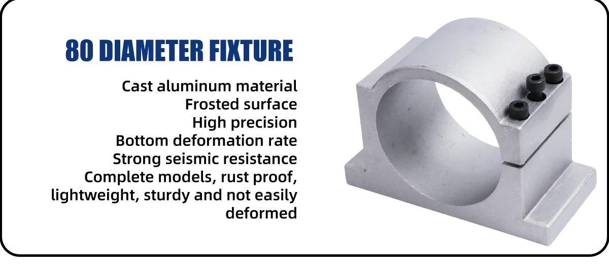 24000rpm Air Cooled Electric Router ER20 Cnc Lathe Wood Spindle kit Cnc Spindle for Wood Cutting Milling