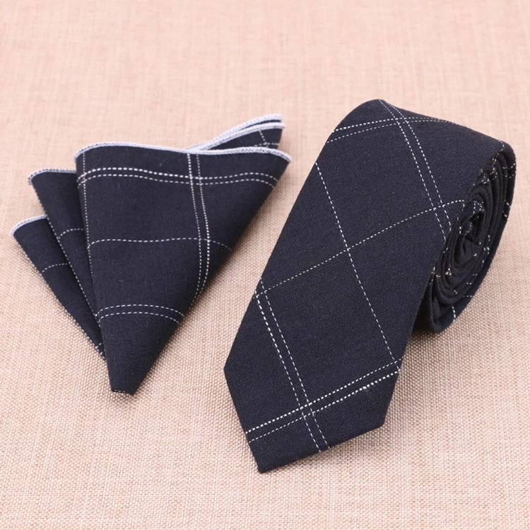 
 Модный хлопковый галстук для мужчин, деловой галстук для встреч, официальный, полосатый клетчатый жаккардовый галстук, повседневная одежда, аксессуары для костюма  