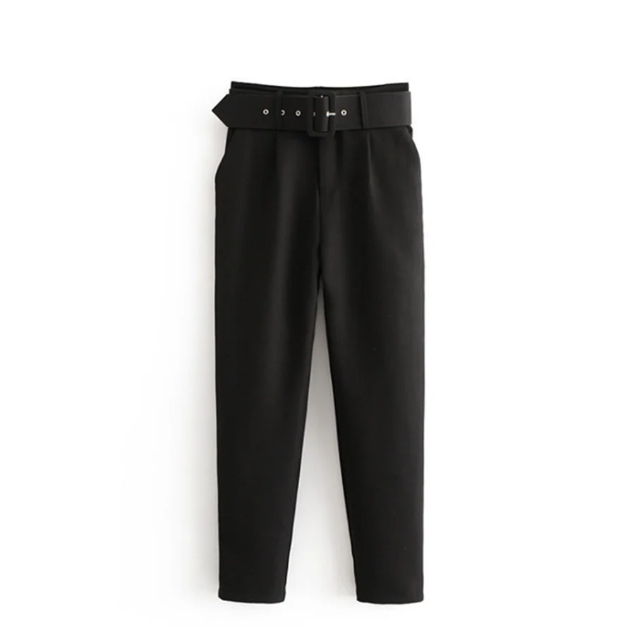 
latest designs 2020 waist belt harem nice colors woman pants 