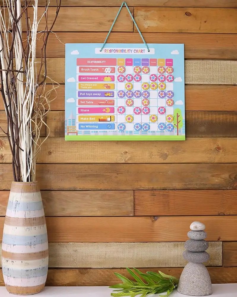 promotion hot sale 16x12inch multip kids reward chart magnetic