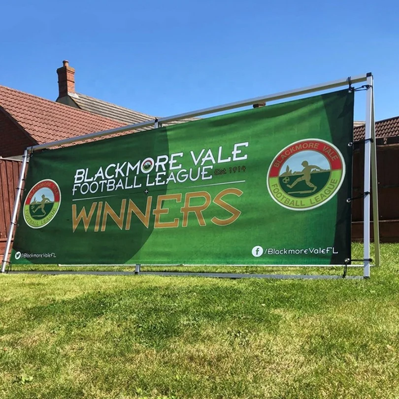 Custom colorful large size digital print outdoor pvc  mesh advertising banner for sports