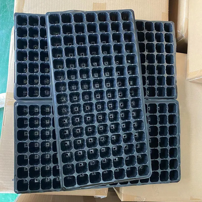 Nursery Rectangle Pots Nursery Pot Making Machine Dependable Performance 105 Holes Depth 4cm