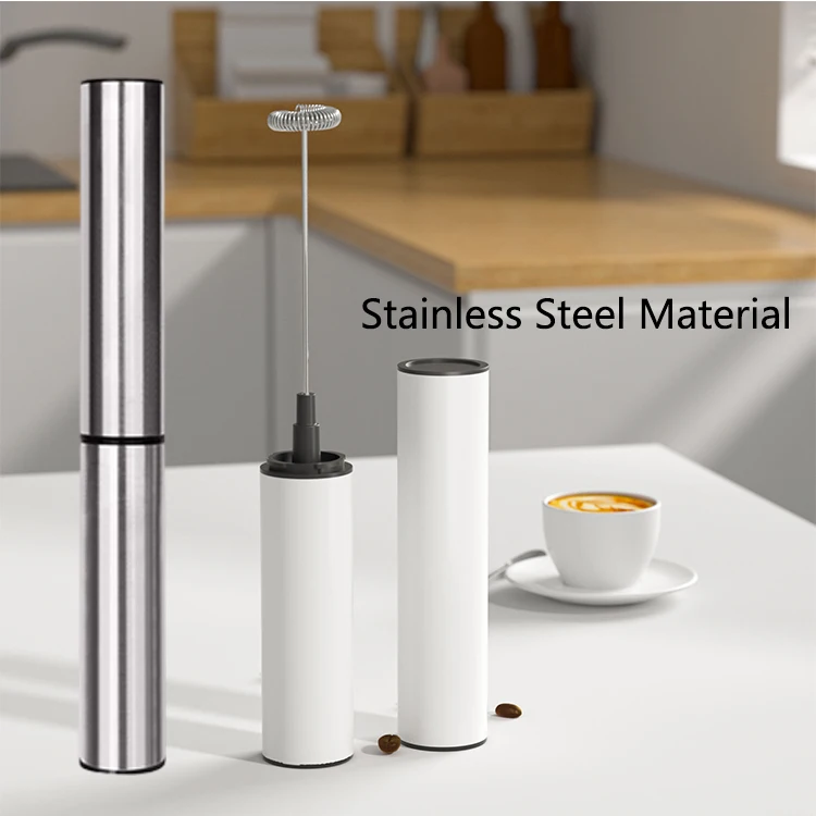 Mini Automatic Milk Frother Espumador De Leche USB Electrico Rechargeable Handheld Milk Frother Stainless Steel Milk Frother