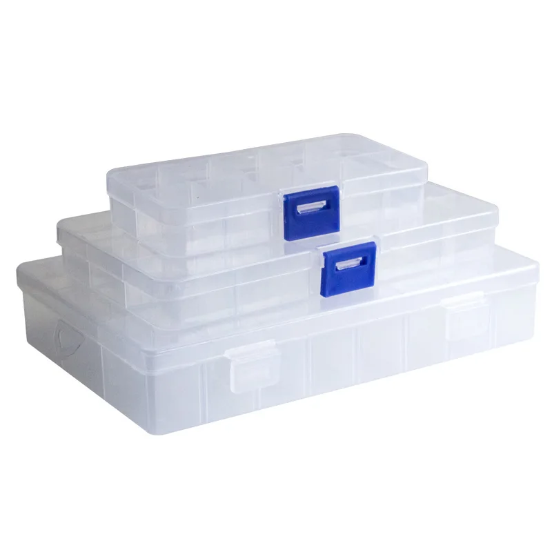 Hard Plastic Storage Case Box Plastic Fishing Lure Hook Bait Fishing Tackle Lure Hooks Box