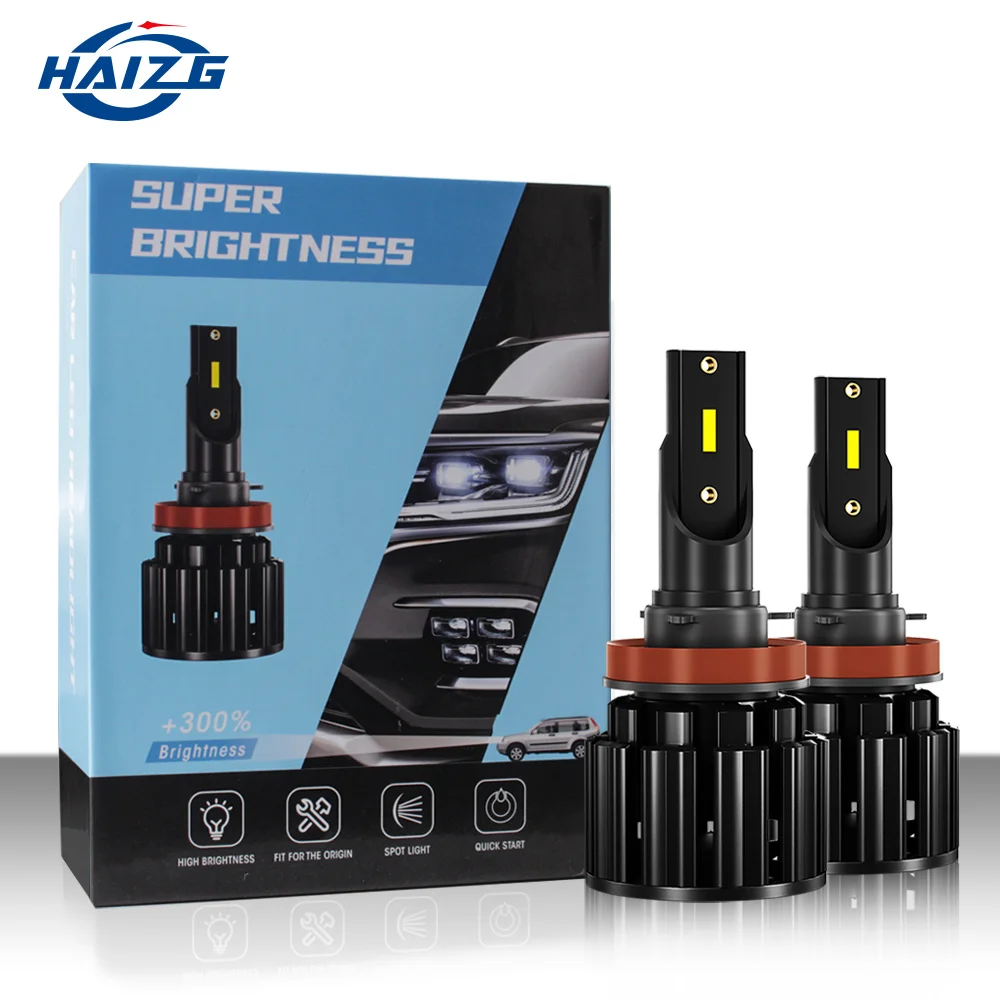 HAIZG Hotselling super bright  h7  h11 h1 Car LED Headlight H4 High power led car headlight