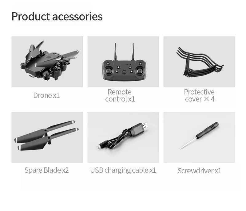2021 Горячая продажа новый дизайн складной S60 Профессиональный Квадрокоптер Дрон с камерой 4k