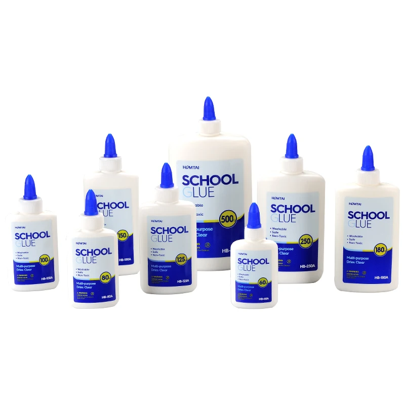 
Glue Stationery Supplies Water White Oem Customized Bottle Logo Color Package Liquid Glue 