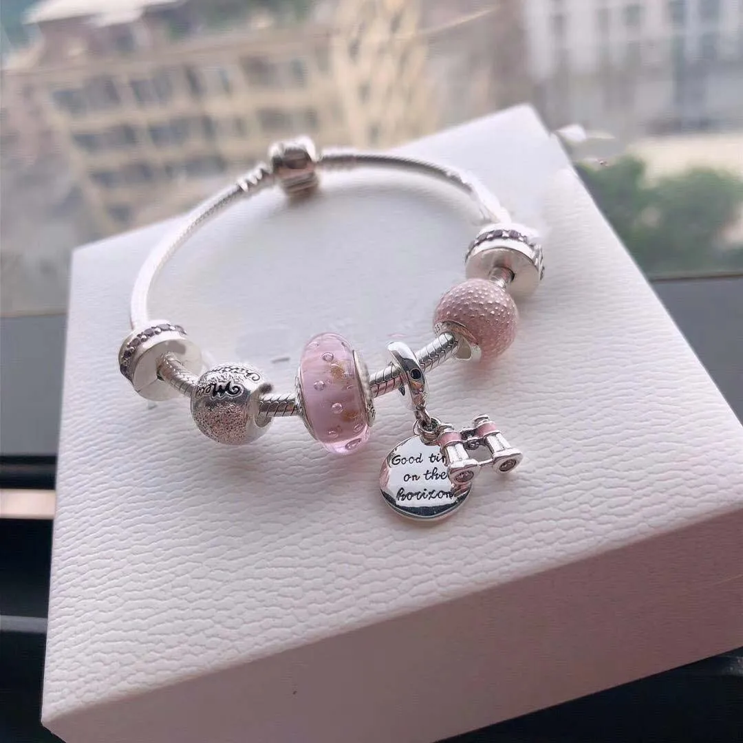 
 Бусины из муранского стекла для браслетов pandora, серебро 925 пробы  