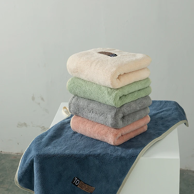 Custom  Manufacturers Wholesale Multi-Functional Coral Velvet Towels Bath Hotel Towel Sets