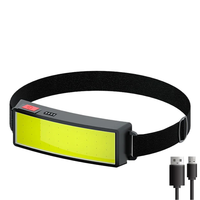 New USB Rechargeable G14 LED Headlamp Headlight Head Lamp Light COB High Lumen Lithium Battery Waterproof