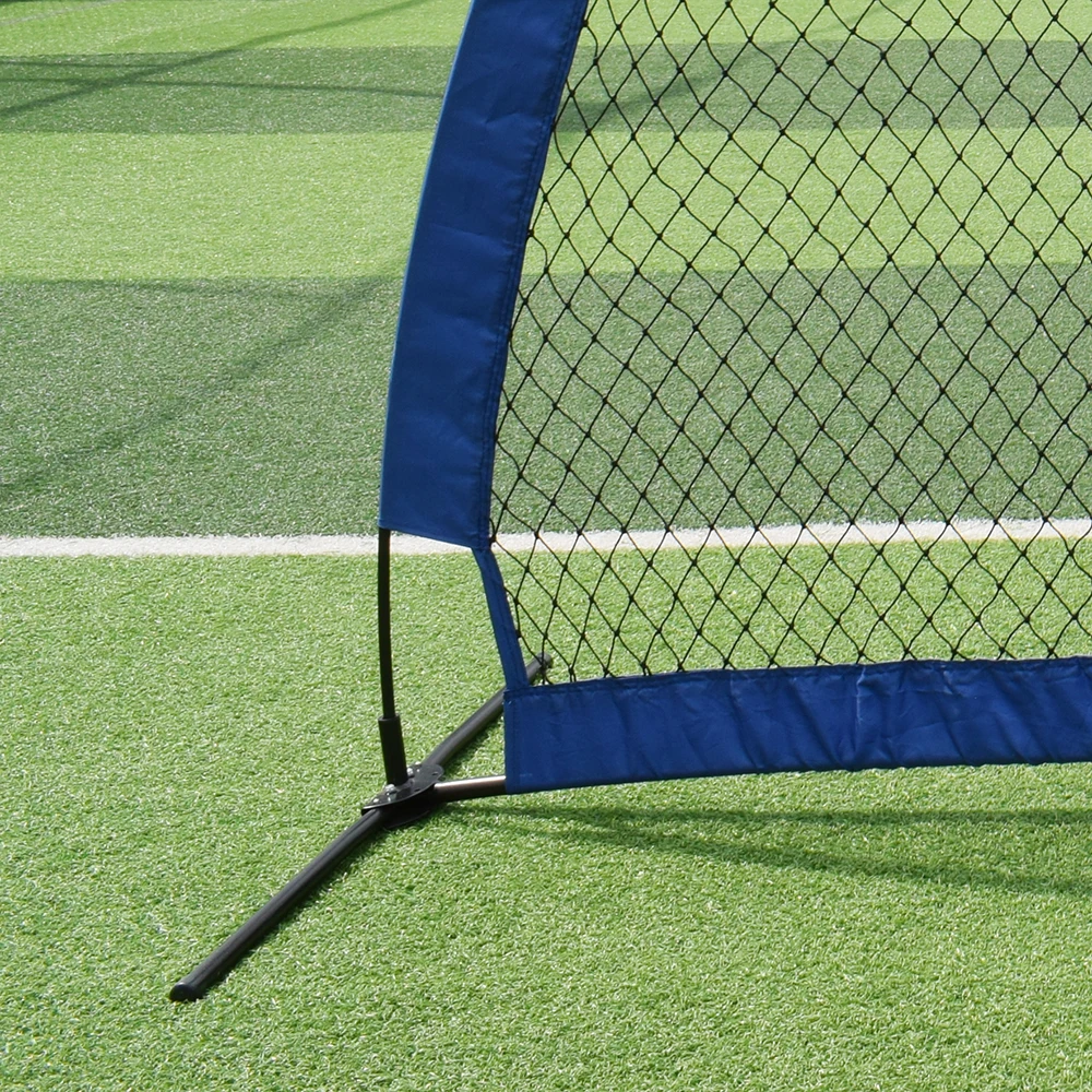 Portable A-Frame Pitching Screen Baseball Pitcher Protection from Grounders Heavy Duty Knotted Netting for Batting Practice