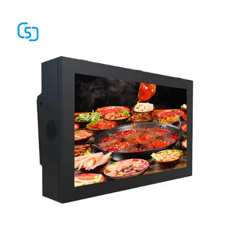 43 55inch Outdoor Sunlight Readable Advertising LCD Panel Monitor Touch Screen Digital Signage Kiosk With Android CMS Cloud