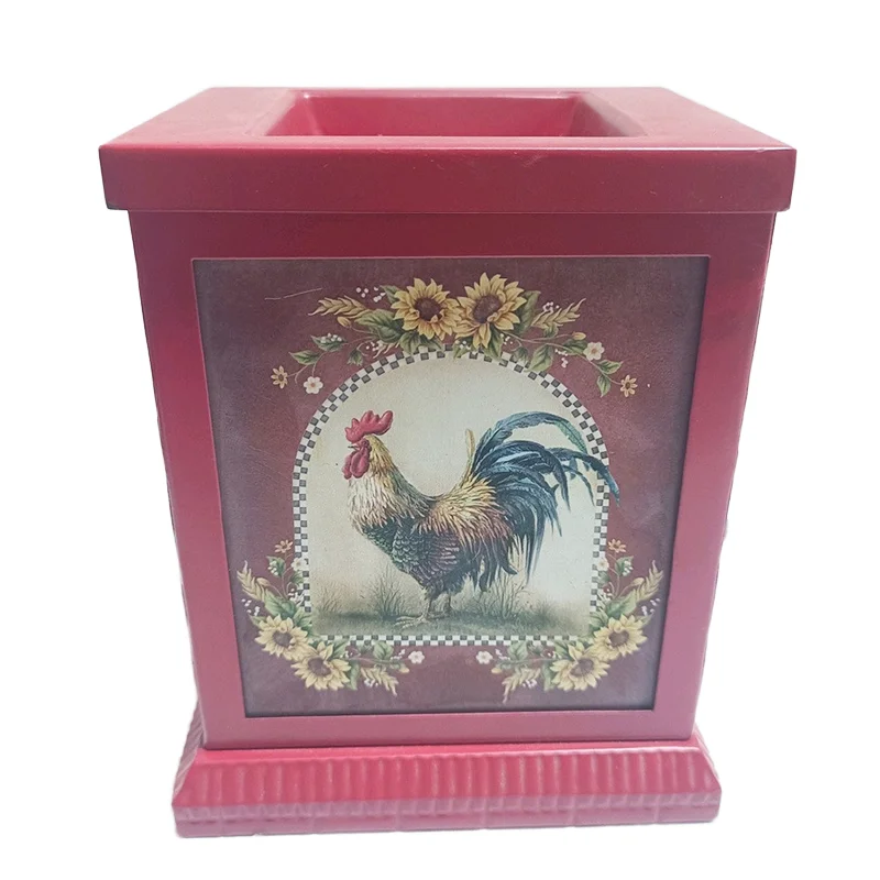 US UK Standard Christmas Truck Candle Warmer Electric Farmhouse Cock Metal Wax Burner with Tabletop Light Lantern Scented Wax