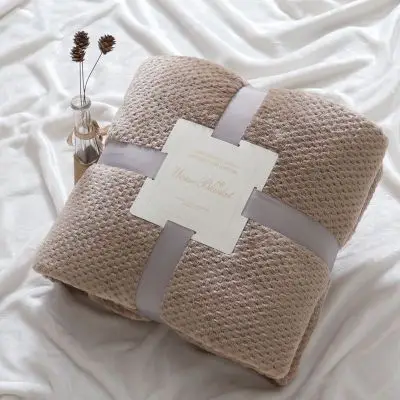 
Fast Delivery Soft Wholesale Plaid Fleece Blanket 