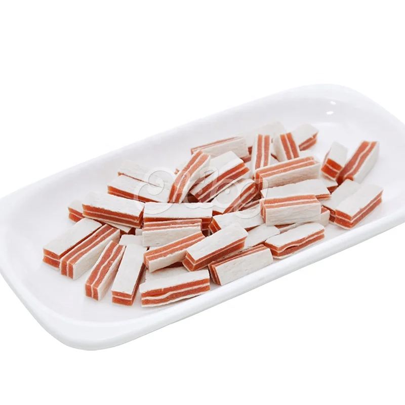 Hot sell factory wholesale natural chicken dry cat food healthy cat treats Mini Chicken Sandwich snacks for cat