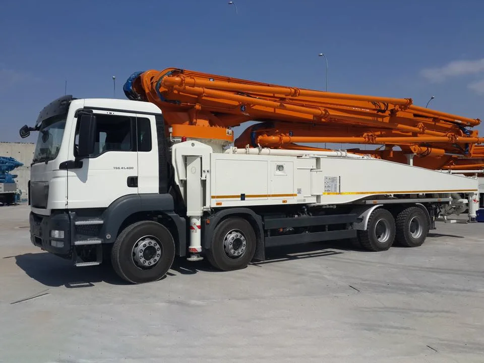 China High Quality Truck Mounted Concrete Mixer Pump 38m 38X-5RZ