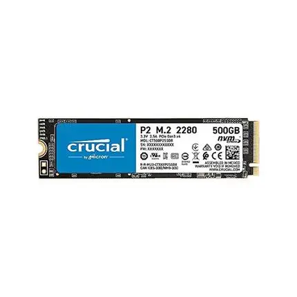 Решающее значение P2 M.2 2280 1 ТБ SSD PCI Express 3 0x4 NVMe