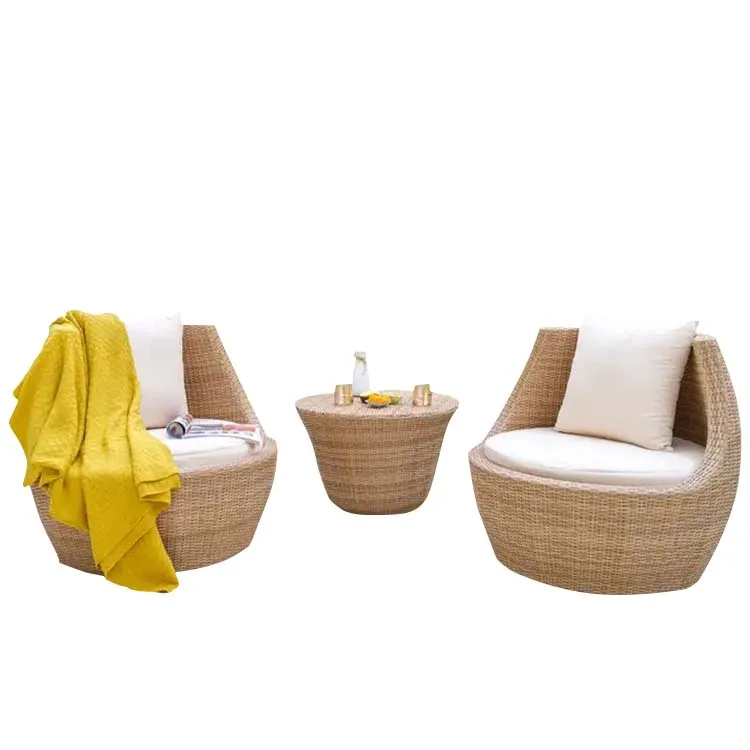 Modern Garden Rattan Bar Table Sets Patio Furniture Rattan Chair And Table In Garden Bistro Sets