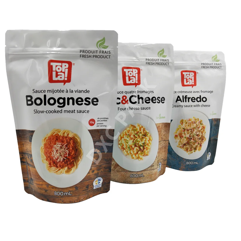 Snack Leche en polvo completa Stand-up Plastic Pouch Bag With Customized Printing