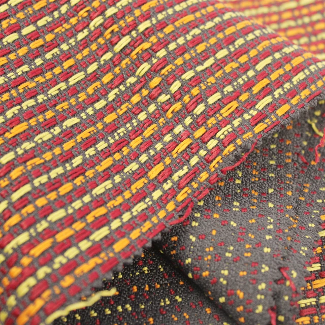 Suzhou Supplier Exquisite Structure Manufacturing flame retardant train seat cover jacquard upholstery fabric