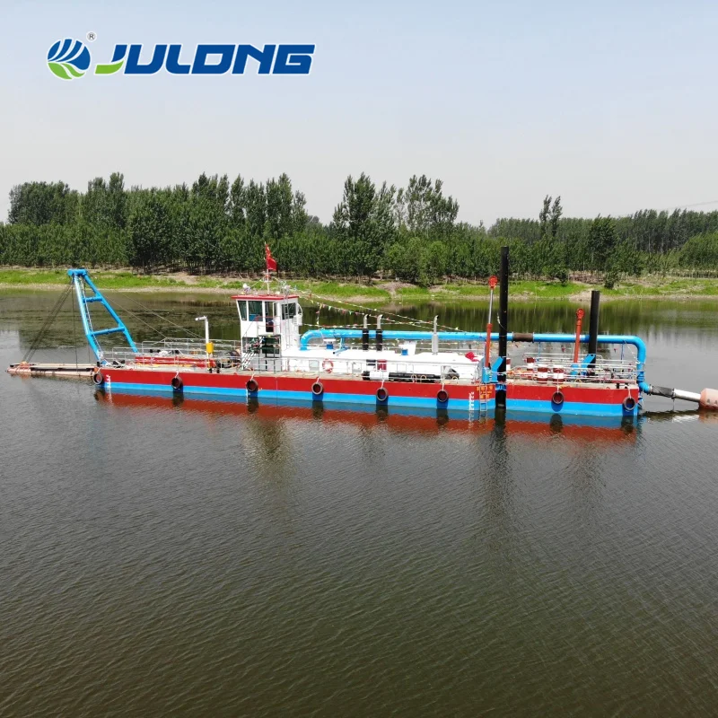 Smooth Operational Sand Extracting Machine Cutter Suction Dredger for River Project