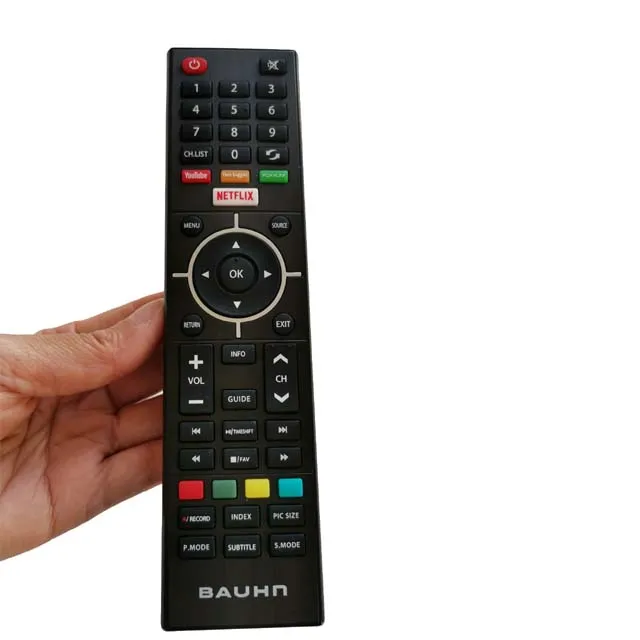 Big Soft Button with Dome IR Remote for Smart TV DVB STB netflix  Youtube