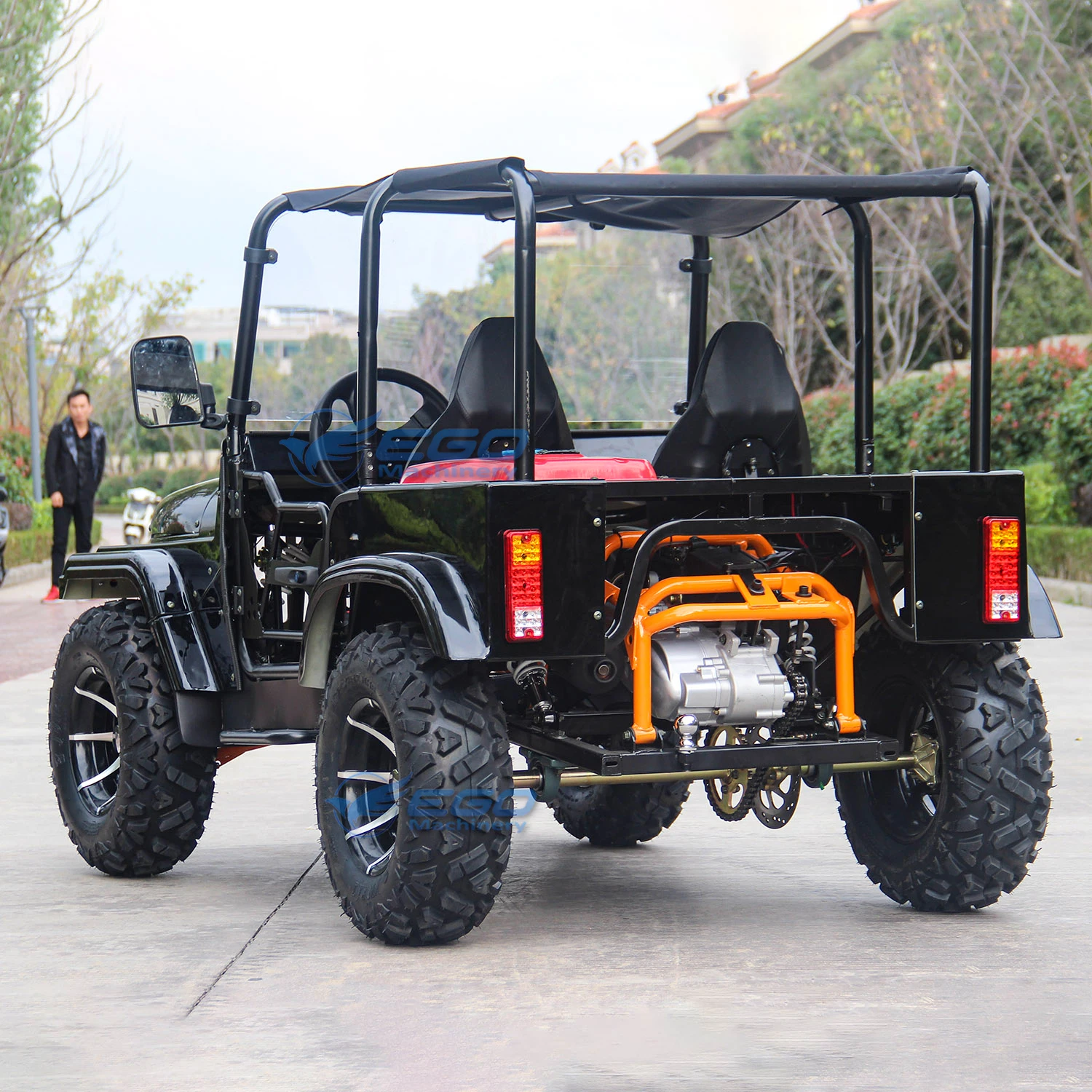 Мини-Джип Willys Elektrikli Quad Atvs на батарейках 2-местный бензиновый 250cc электромобиль