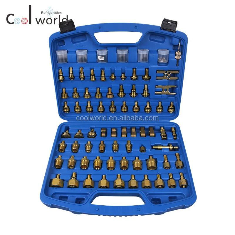 108pcs Universal car Air Conditioning Leak Detection Tool Auto Repair Tool for Car Air Conditioner System