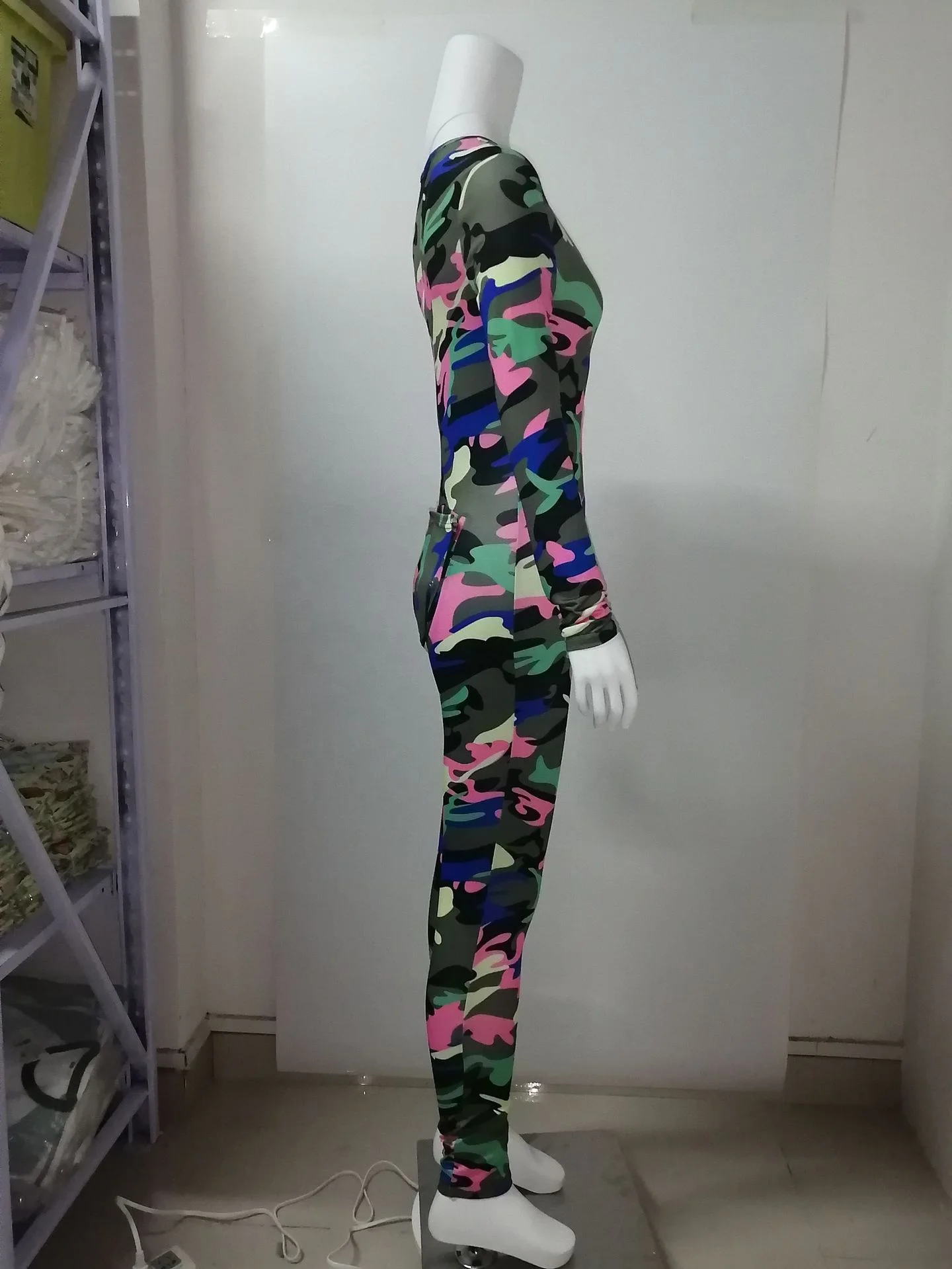 
Long sleeve womens house wear onesie sexy for women butt flap 