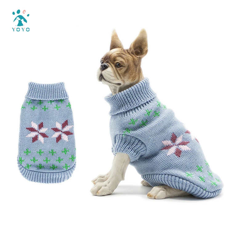 Wholesale Multi-colors Warm Soft Winter Sweater Pet Dog Clothes Puppy Jacket Pet Clothing Winter Dog Clothes