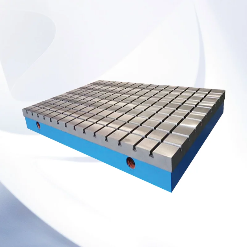 High Precision T slot cast iron floor bed plate surface table