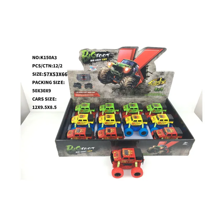 
1:32 mini metal pull back die cast friction climbing truck car toys for kids 