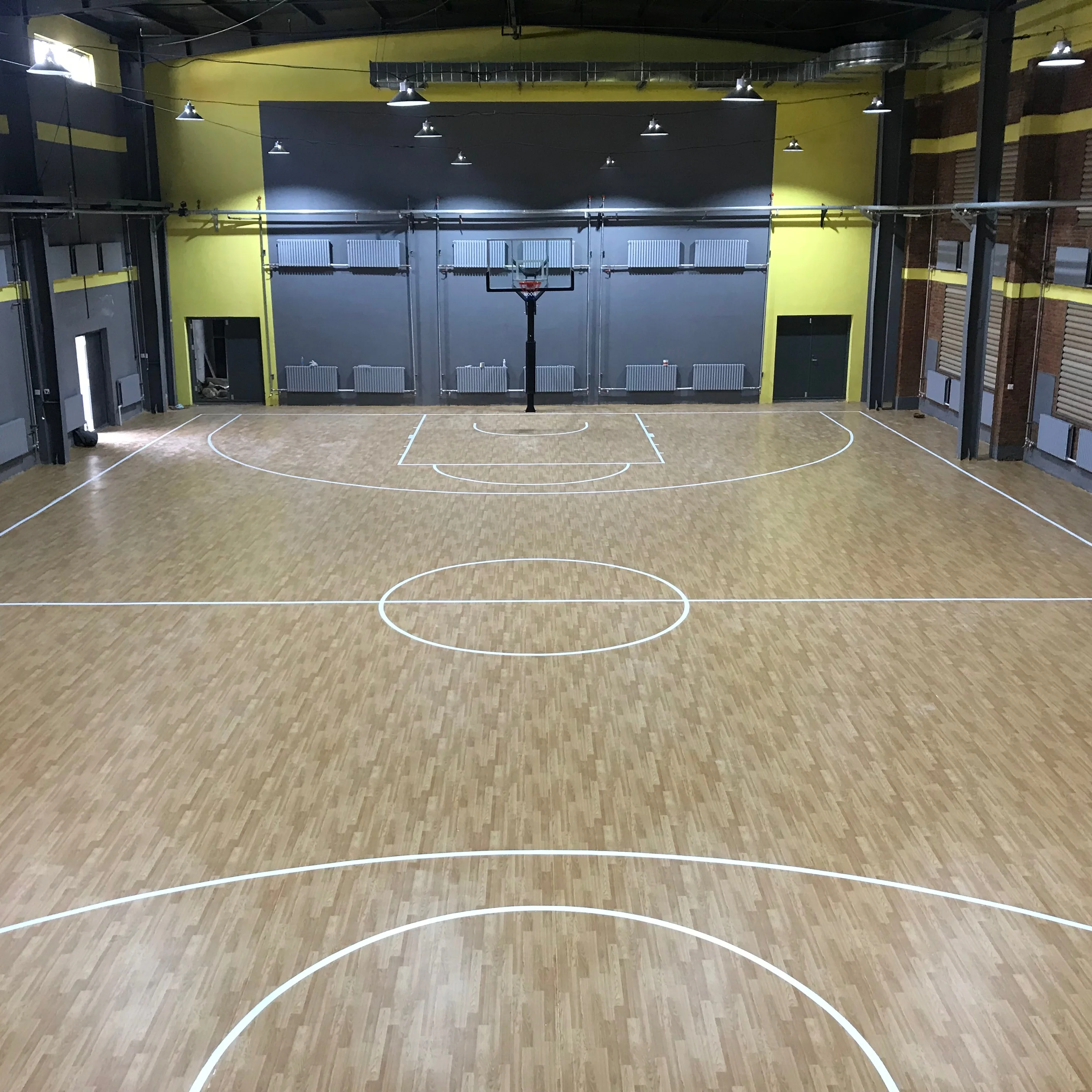 Indoor basketball court flooring anti-slip Basketball Court Wood Flooring for sale