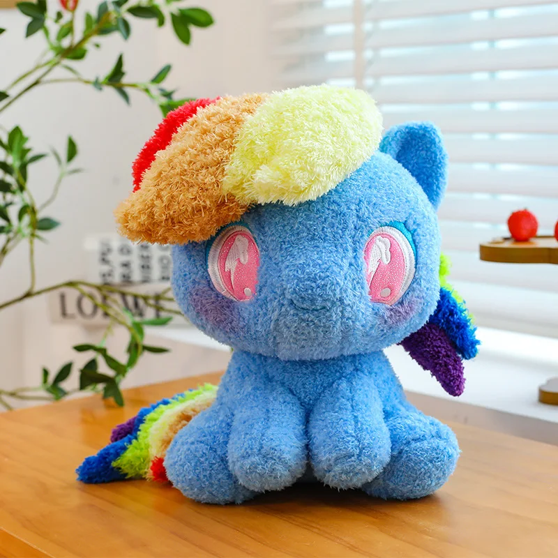 Wholesale new product cute colorful ponies plush birthday gifts claw game prizes