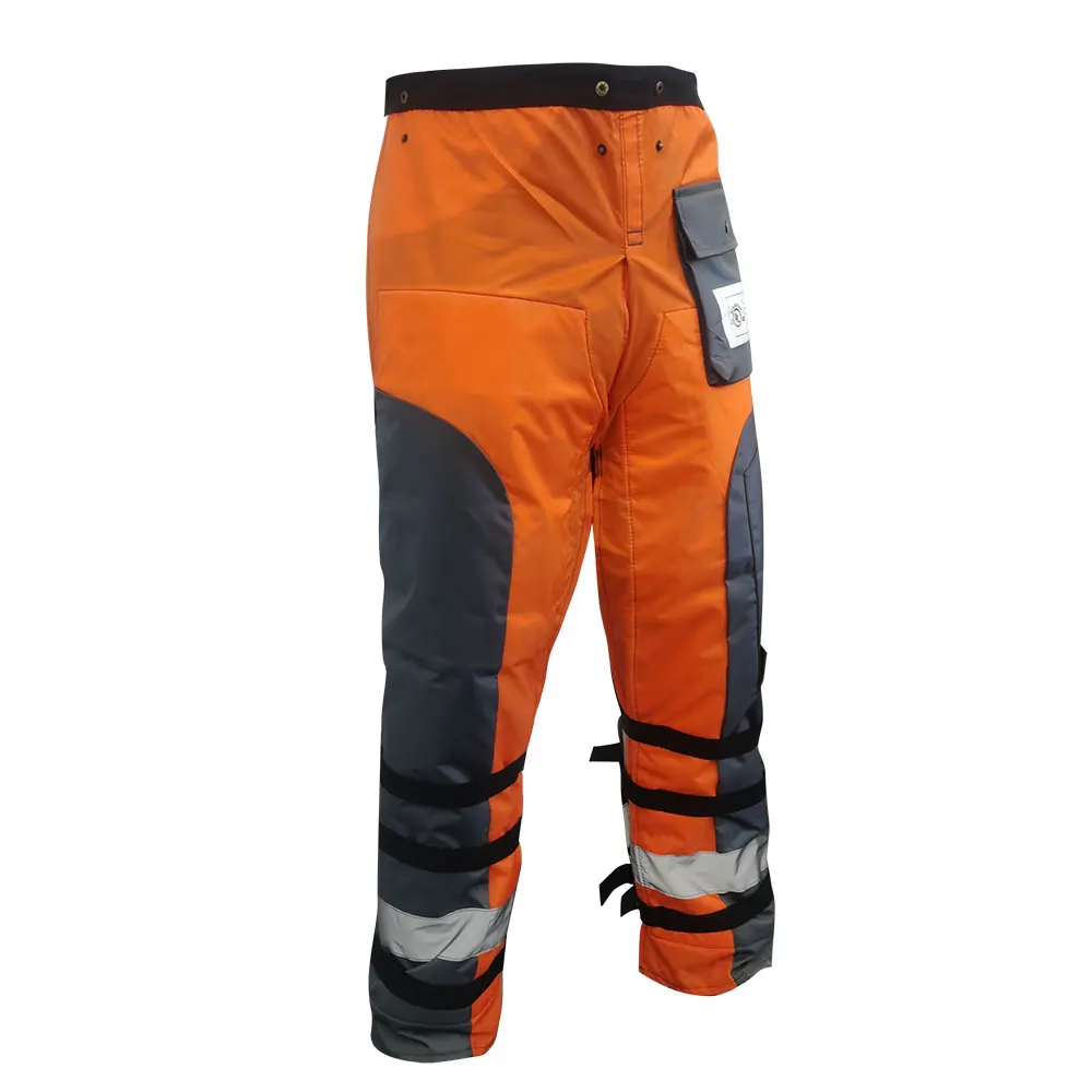 High Vis Chainsaw Pants Sturdyarmor Forester Apron Style Orange Protection Leg Black Safety Technical Wrap Chainsaw Chaps Pants