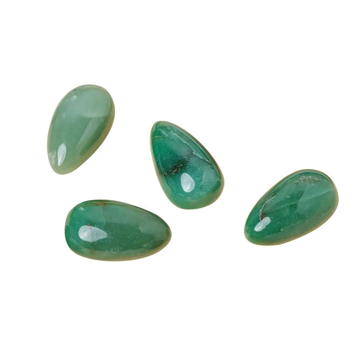 Wholesale Healing Natural Crystal Polished Water Drop Aventurine Quartz Tumbled Stone For Decoration