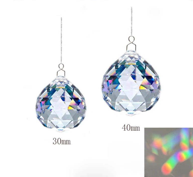 Brilliant K9 Crystal Rainbow Maker Crystal Ball Prism