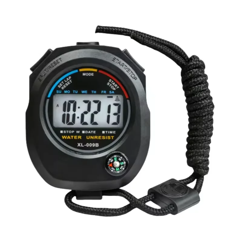 High Quality Memory Handheld Pocket Stopwatch With Recall Sports Digital Run Stopwatch Timer LCD Professional Stopwatches
