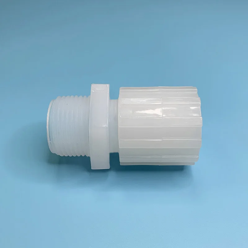 Штекерный разъем PFA, плотный клеш, трубные фитинги PFA, компрессионные фитинги PFA, применяемые в полупроводнике