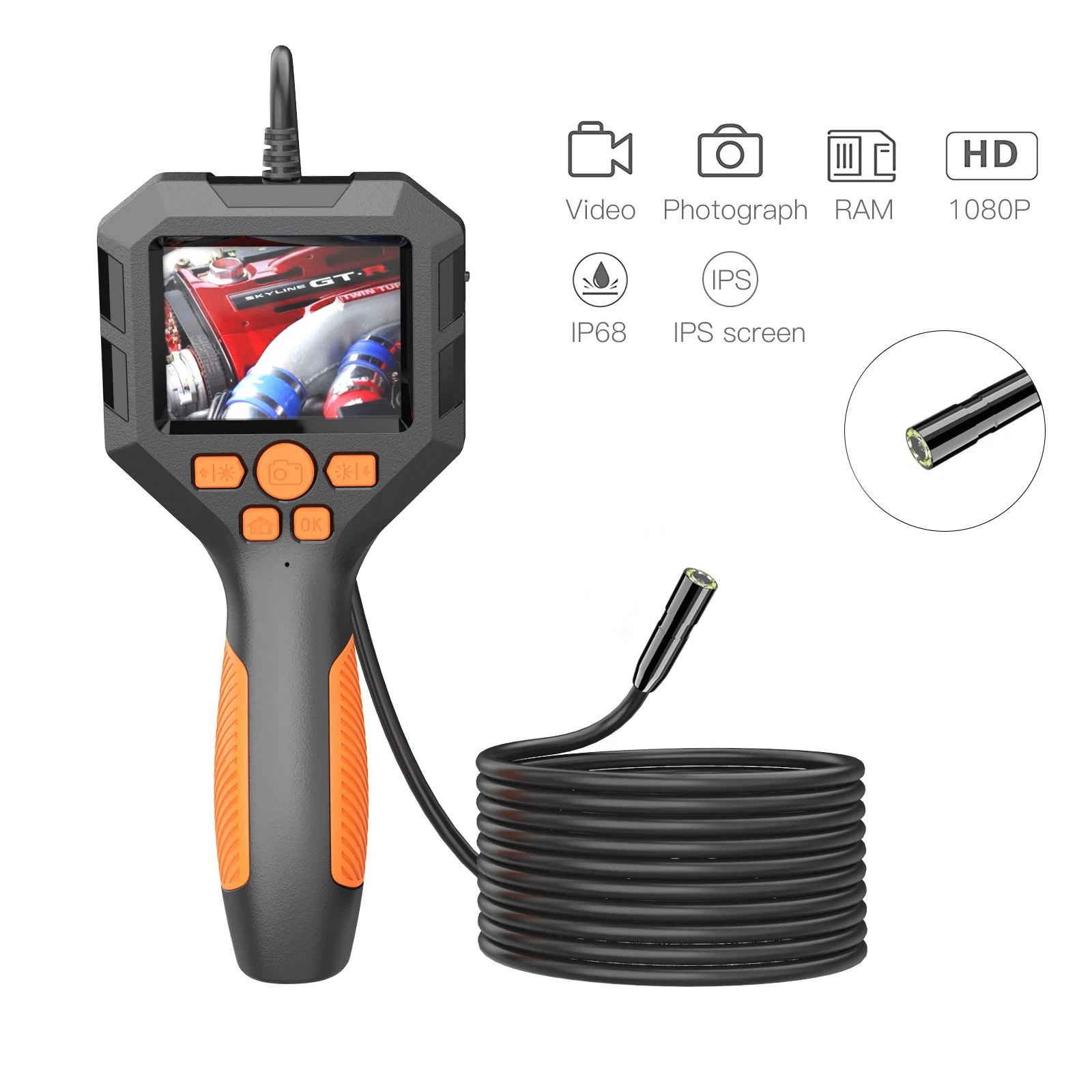 Industrial Endoscope Inspection Camera Borescope System Endoscope