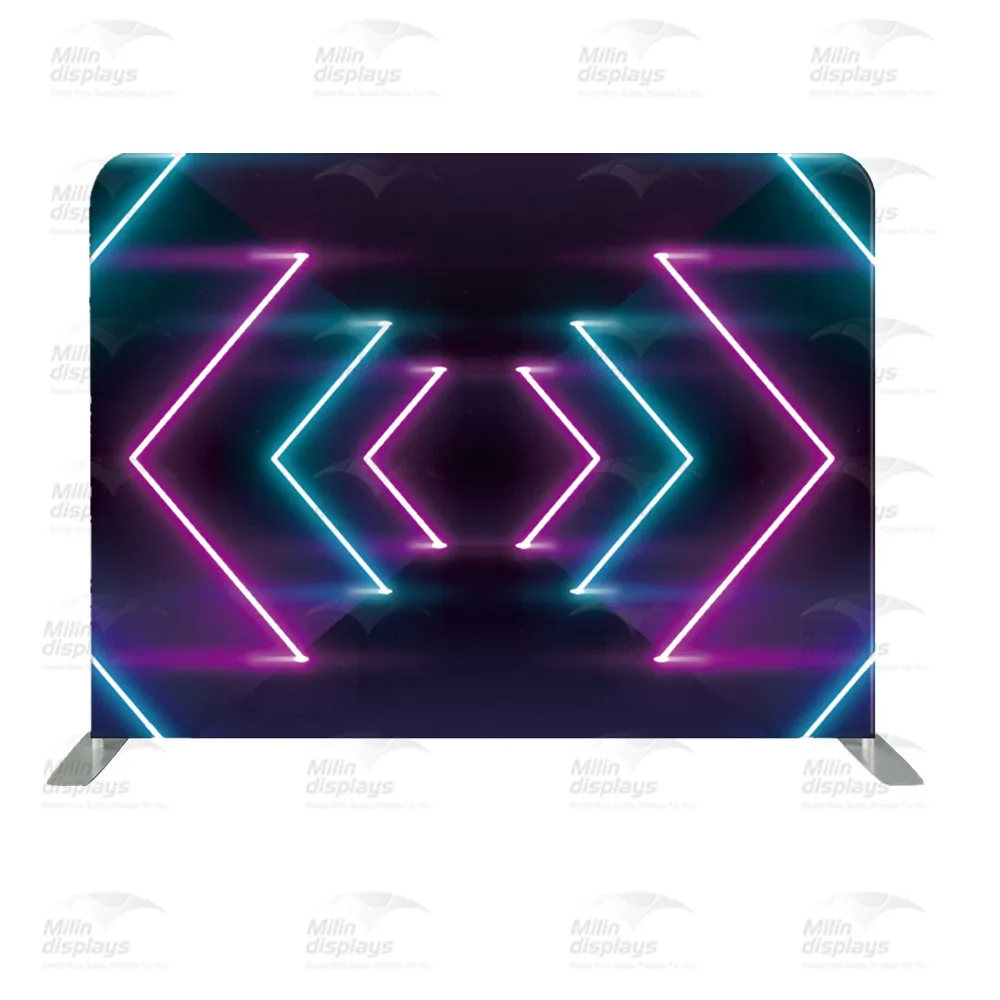 10ft LED Stage Lights Pillow Case Backdrop for Wedding Decoration