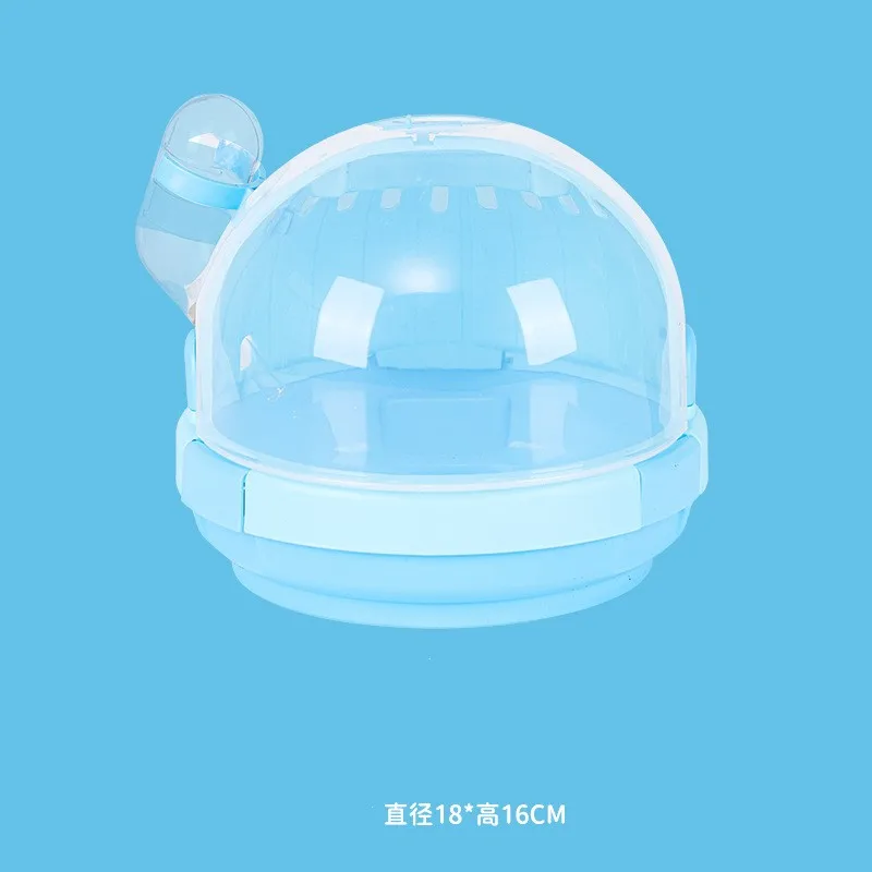 LM0121H UFO shaped hamster outdoor cage Handheld Hamster cage portable Pet supplies nest