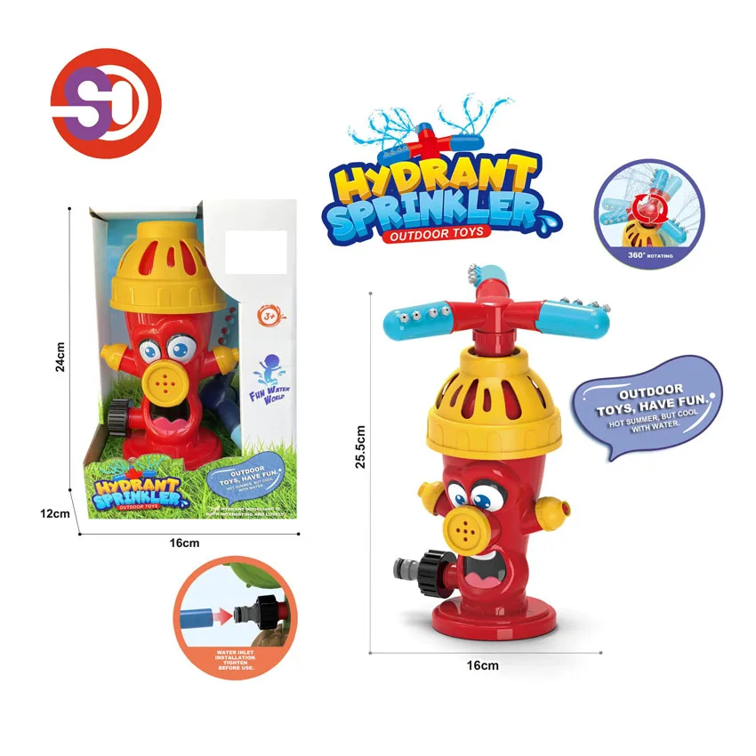 2023 Hot Sale Summer Garden Outdoor Fire Hydrant Splash Spray Water Sprinkler Kids Toy