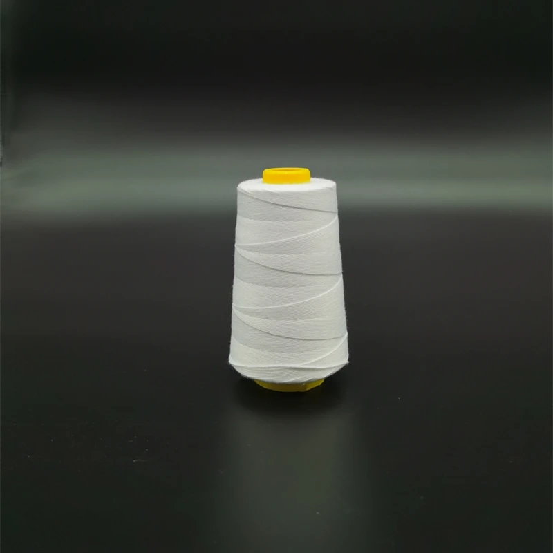 100% Spun Polyester 8S/3 Sack Bag Dyeing Sewing Thread For Bag Closer Machine